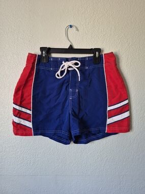 Sideout Vintage Sport Colorblock Board Shorts Swim Trunks M Medium